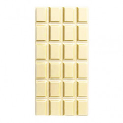 Tablette de chocolat blanc